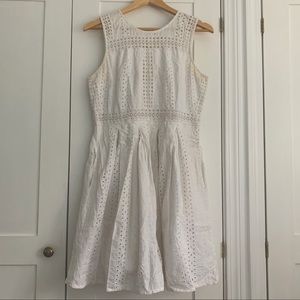 RW&CO White Broderie Anglaise/ Eyelet Lace Dress